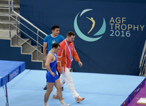 Bakıda batut gimnastikası üzrə FIG Dünya Kubokunun ilk yarış günü start götürüb. Azərbaycan, 5 mart, 2016